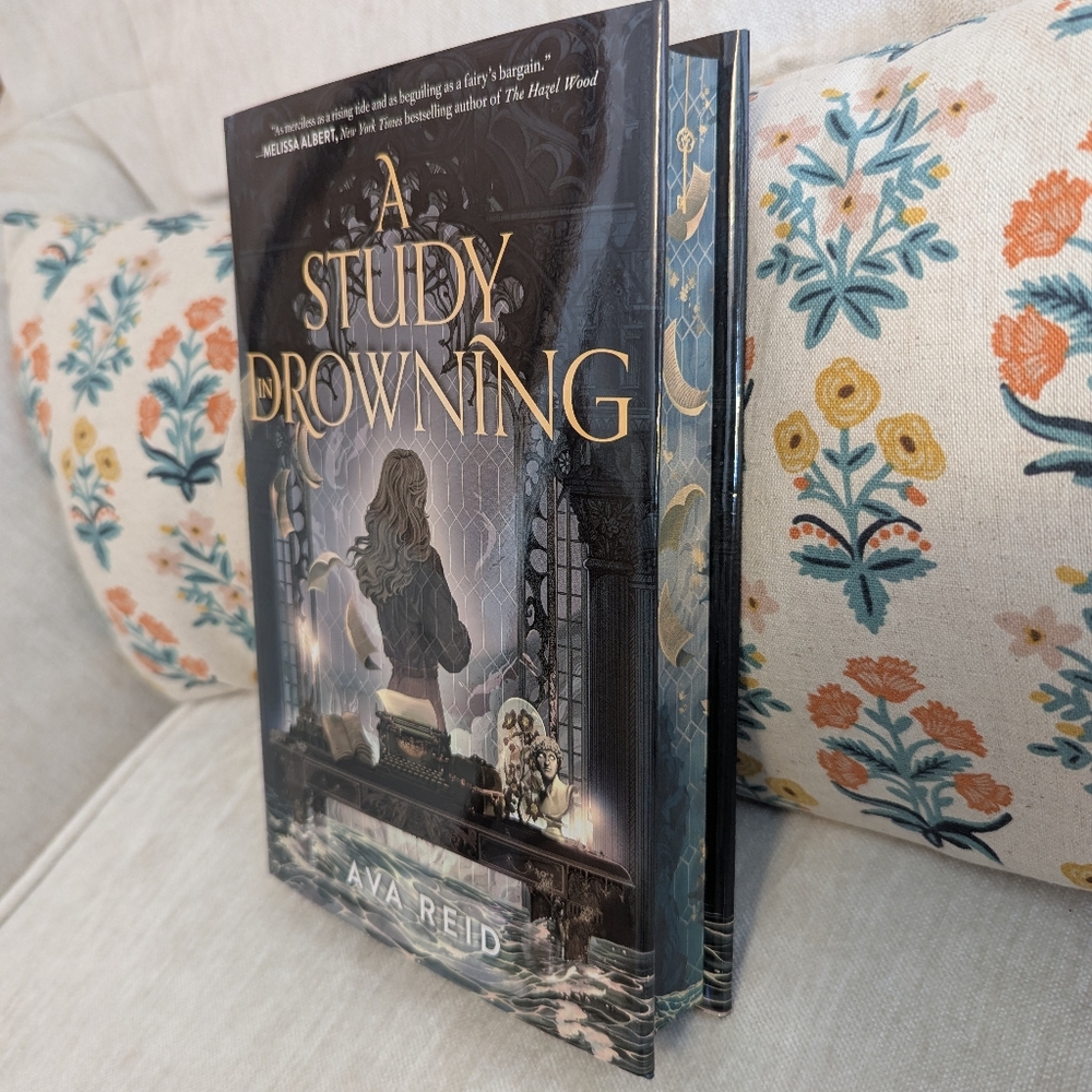 A Study in Drowning Hardcover Book with Black and Gold Cover